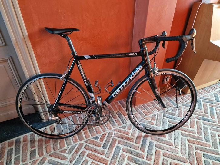 Cannondale System six maat 58 en wielset Reynolds, Fietsen en Brommers, Fietsen | Racefietsen, Gebruikt, Heren, Overige merken
