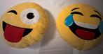Smily-kussens, 2 stuks, Ophalen, Gebruikt, Geel, Rond