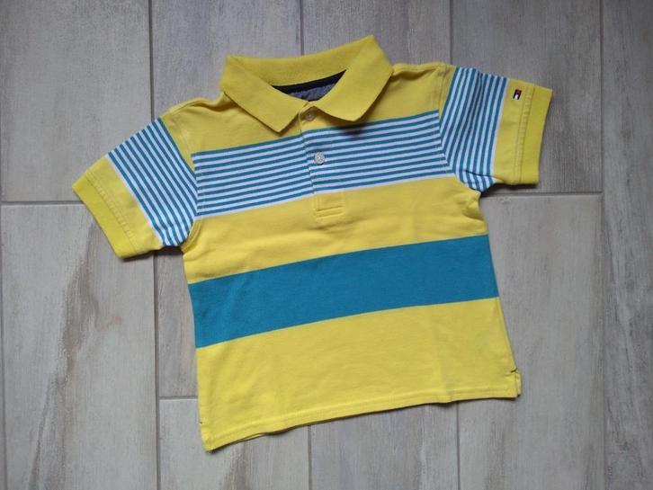 ★ M92 - Polo met korte mouwen tommy hilfiger, Kinderen en Baby's, Kinderkleding | Maat 92, Zo goed als nieuw, Jongen, Shirt of Longsleeve