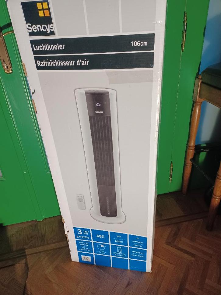 Luchtkoeler -Sencys - Ga een frisse zomer tegemoet - 7L -, Elektronische apparatuur, Airco's, Zo goed als nieuw, Afstandsbediening