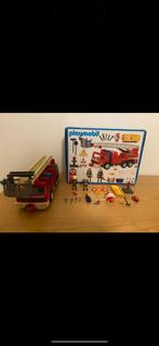 Playmobil brandweerwagen, Ophalen, Zo goed als nieuw