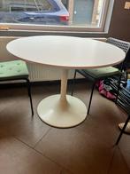 Table à manger ronde à vendre, Quatre personnes, Wit, Rond, Comme neuf