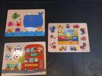 Houten inlegpuzzels, Kinderen en Baby's, Ophalen, Zo goed als nieuw