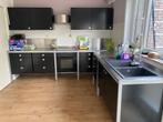 Zwarte keuken IKEA Uden industrieel modulair, Huis en Inrichting, Ophalen, Gebruikt, Staal of Inox, Zwart