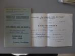 1958 Lidboekje Na Arbeid, Heil en rust Hasselt Buurtspoorweg, Verzamelen, Foto's en Prenten, Verzenden, 1940 tot 1960, Zo goed als nieuw