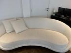 Sofa bouclé met tapijt en zij tafeltje, Huis en Inrichting, Ophalen, Gebruikt, 150 tot 200 cm, Driepersoons
