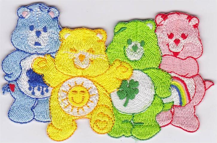 Troetelbeertjes stoffen opstrijk patch embleem #1, Verzamelen, Kleding en Patronen, Nieuw, Overige typen, Verzenden