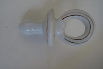 Tétine ancienne en porcelaine, Enlèvement ou Envoi