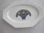 vintage oude schotel Longwy keramiek bloemendecor, Ophalen of Verzenden