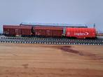 Fleischmann piccolo N schaal 3 x goederenwagonnen DB, Gelijkstroom, Verzenden, Fleischmann, Wagon