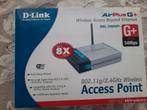 D-Link Airplus G+ DWL-2000AP+ Access Point, Computers en Software, Ophalen of Verzenden, Gebruikt, Router, D-Link