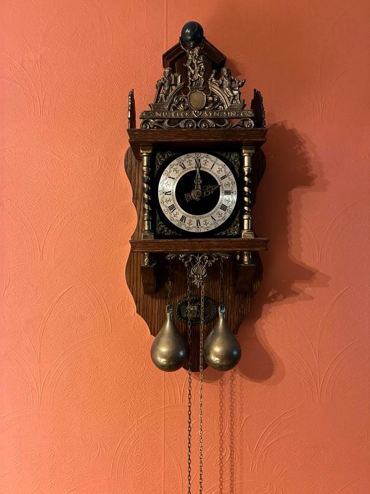 Mooie antieke klok + chinese vaas + staande asbak, Antiek en Kunst, Antiek | Klokken, Ophalen