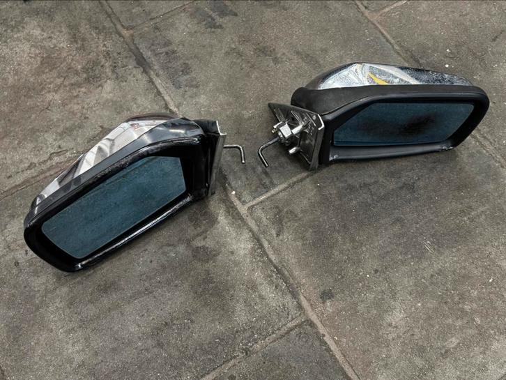 Mercedes E klasse W123 originele chrome spiegels, Auto-onderdelen, Spiegels, Mercedes-Benz, Oldtimer onderdelen, Gebruikt, Ophalen of Verzenden