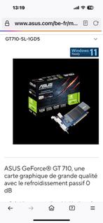 Carte vidéo Asus GT710, Computers en Software, Videokaarten, PCI-Express 4, Ophalen of Verzenden, VGA, Nvidia