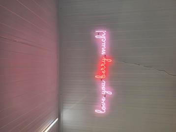 Neon licht beschikbaar voor biedingen