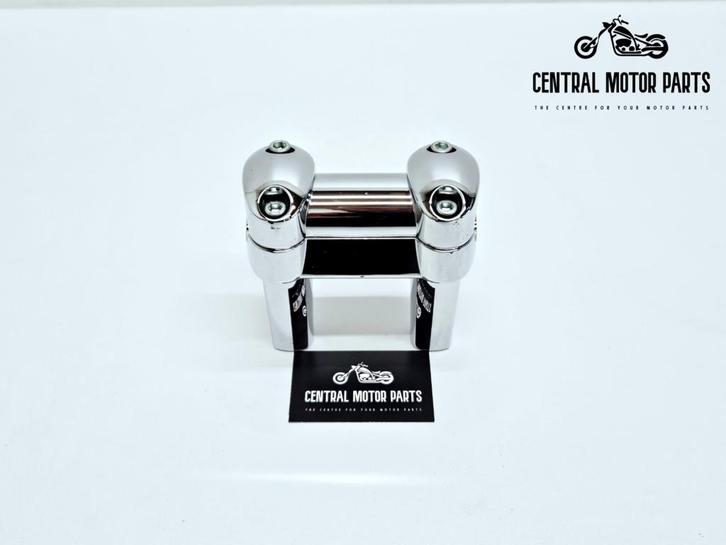 Fat Bar riser set chroom, Motoren, Onderdelen | Harley-Davidson, Gebruikt, Ophalen of Verzenden