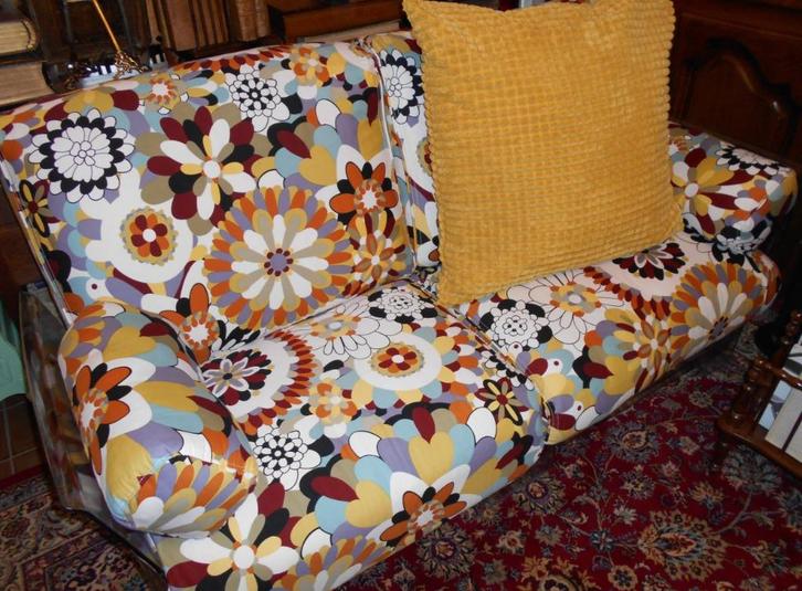 design zetel, Huis en Inrichting, Zetels | Zetels en Chaises Longues, Zo goed als nieuw, Stof, Ophalen