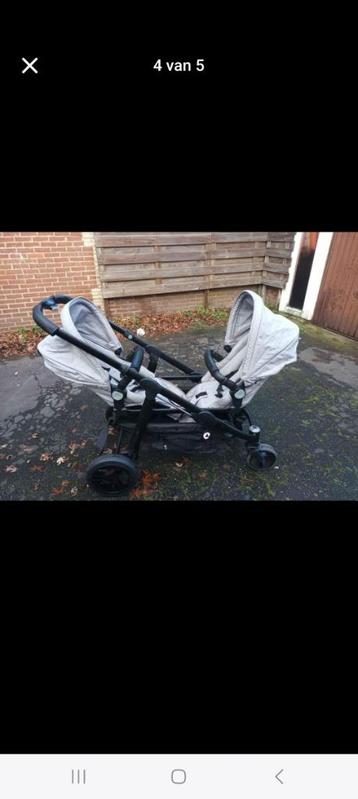 Tweeling buggy, Enlèvement, Utilisé, Poussette ou Buggy