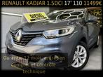 RENAULT KADJAR 1.5 DCI 110 ‼️GARANTIE 1 AN CTOK‼️, Voorwielaandrijving, Kadjar, 4 cilinders, Leder en Stof