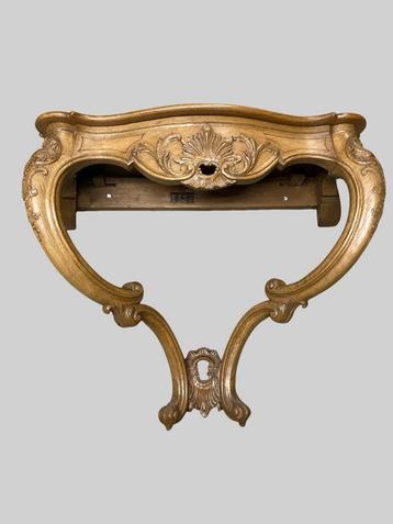 Luikse eiken console + spiegel. beschikbaar voor biedingen