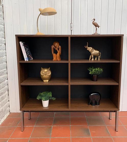 Vintage boekenkast, Huis en Inrichting, Kasten | Boekenkasten, Gebruikt, Metaal, Ophalen