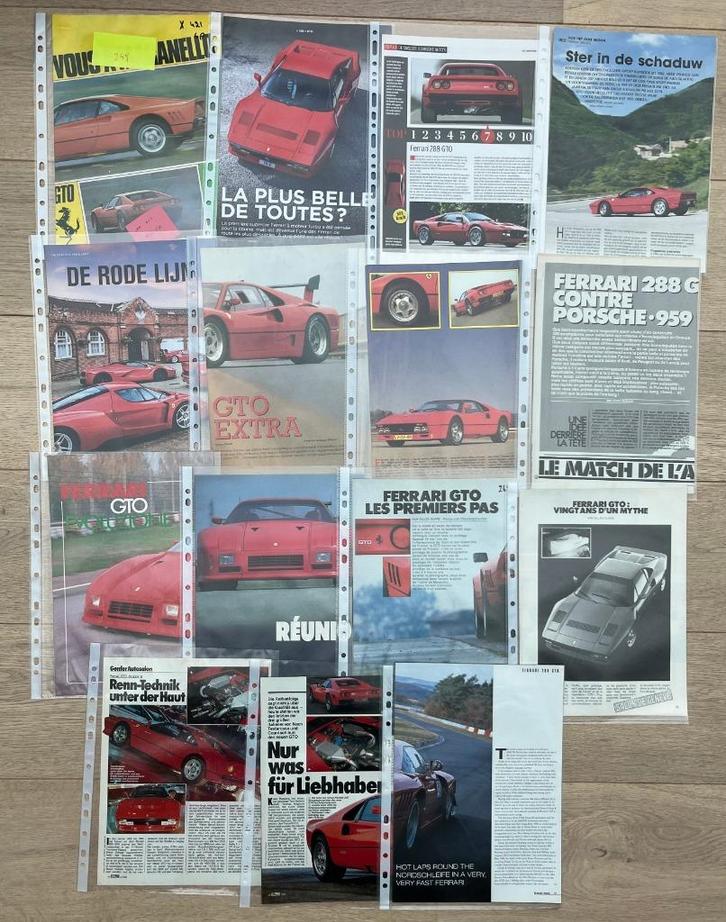 FERRARI 288 GTO - LES ARTICLES, Livres, Autos | Brochures & Magazines, Ferrari, Enlèvement ou Envoi