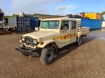 1985 Toyota landcruiser bandeirante dubbelcabine pickup, Auto's, Zwart, 4 cilinders, Beige, Vierwielaandrijving