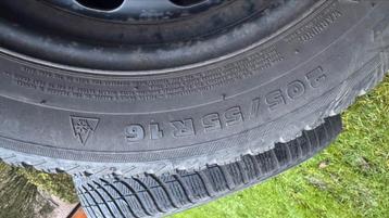 Winterbanden op velgen Michelin Alpin 205/55 R 16 beschikbaar voor biedingen