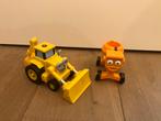 Auto’s - Bob de Bouwer - Scoop en Dizzie, Kinderen en Baby's, Speelgoed |Speelgoedvoertuigen, Ophalen of Verzenden, Gebruikt