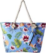 strandtas met ritssluiting | bloemen | NIeuw, Handtassen en Accessoires, Tassen | Damestassen, Dondon, Overige kleuren, -, Verzenden