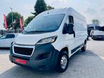 Peugeot Boxer 2014 2.2HDI L2H2, Auto's, Bestelwagens en Lichte vracht, Euro 5, Wit, Leder, Bedrijf