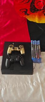 PS4 Console met Games, Games en Spelcomputers, Ophalen, Met 2 controllers, Original, 500 GB
