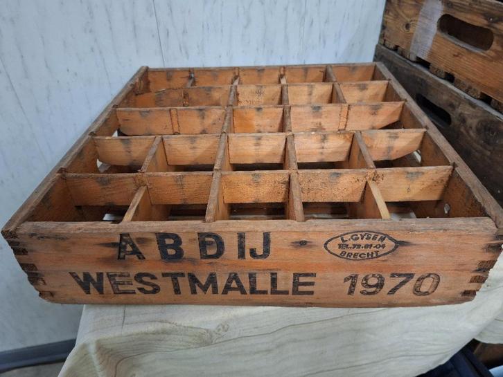 oude bierbak Abdij Westmalle, 1970, Antiek en Kunst, Curiosa en Brocante, Ophalen of Verzenden