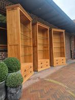Teak vitrinekast/buffetkast GRATIS LEVERING, Huis en Inrichting, Ophalen of Verzenden, Zo goed als nieuw, Glas