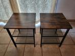 Tables d'appoint/tables de chevet industrielles 2 pièces *No, Maison & Meubles, Tables | Tables d'appoint, Enlèvement ou Envoi