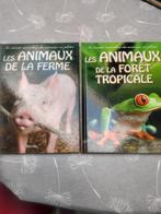 Livres animaux de la ferme et de la forêt tropicale, Livres, Enlèvement ou Envoi