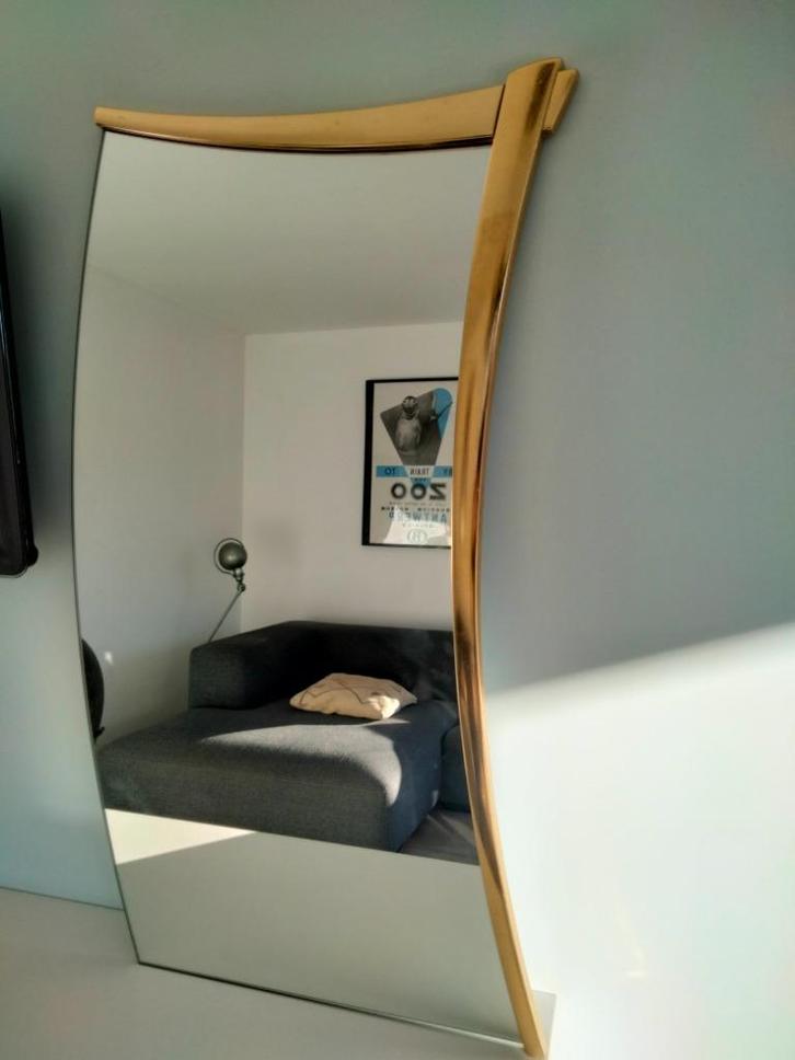 1980s vintage design Postmodern spiegel Deknudt Belgium, Huis en Inrichting, Woonaccessoires | Spiegels, Gebruikt, Ophalen