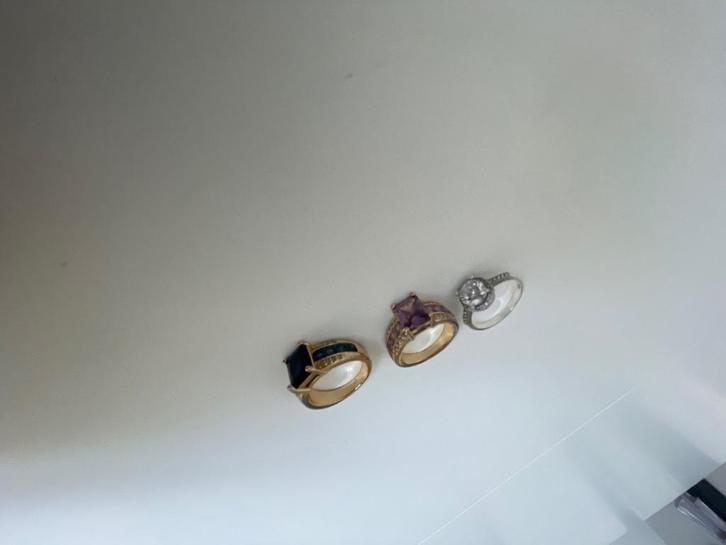 Bagues femme, Handtassen en Accessoires, Ringen, Gebruikt, Dame, Grijs, Zilver, Ophalen