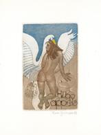 ex libris in ets ( C 3 ), Antiek en Kunst, Kunst | Etsen en Gravures, Ophalen of Verzenden