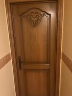 Eiken binnendeuren, Doe-het-zelf en Bouw, Deuren en Vliegenramen, Ophalen, Minder dan 80 cm, Binnendeur, Zo goed als nieuw