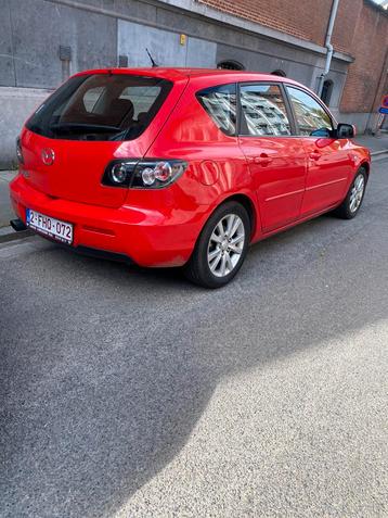 Mazda 3  Bj 2009 1.6 benzine️0470561881️, Autos, Rouge, Achat, Boîte manuelle, Noir