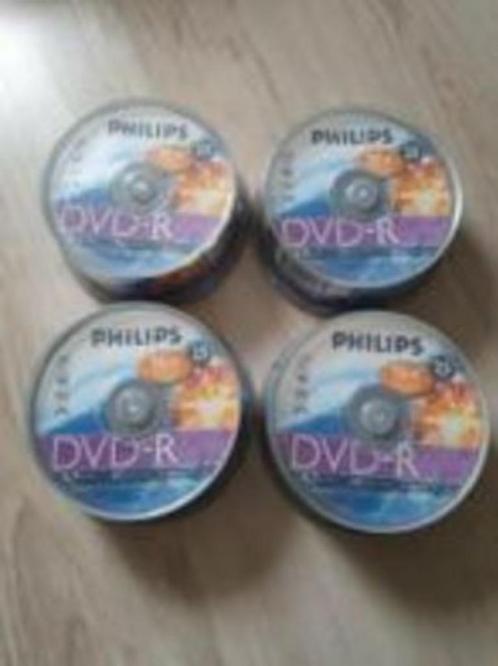 100Lege Dvd´s Philips - nog in originele gesealde verpakking, Informatique & Logiciels, Disques enregistrables, Neuf, Dvd, Réinscriptible