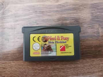 Horse & Pony — Mon cheval sur Nintendo GameBoy Advance (GBA), Enlèvement ou Envoi, 1 joueur, Comme neuf, À partir de 3 ans