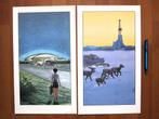 Portfolio Petrofina 14 Exlibris offsets (1997) Etat neuf, Eén stripboek, Nieuw, Ophalen of Verzenden, Collectif