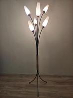 fifties vintage floorlamp sprietlamp jaren 50 vloerlamp, Ophalen, Gebruikt, Glas, 150 tot 200 cm