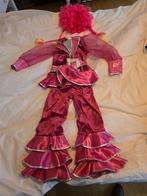 Discopak roze meisje 6 jaar met pruik, Comme neuf, Enlèvement ou Envoi