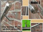 Uw inox trapleuning OP MAAT - rvs leuning - inox leuningen, Ophalen, Nieuw, Trap, 4 meter of meer