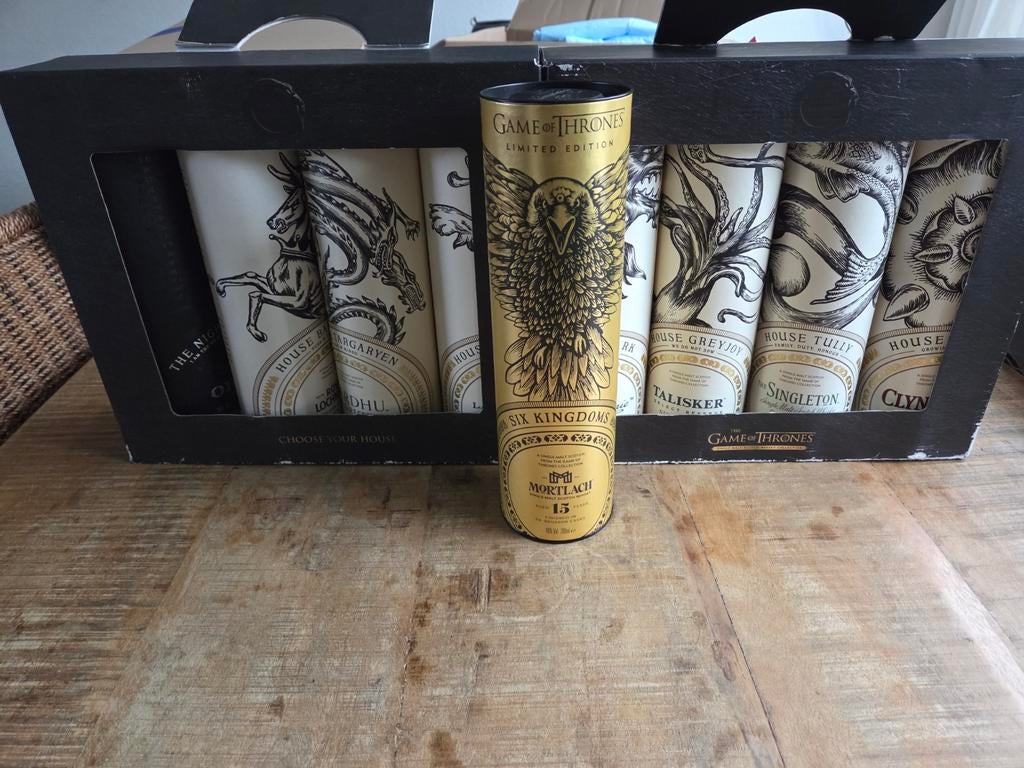 Game of thrones whisky collectie., Verzamelen, Wijnen, Ophalen of Verzenden