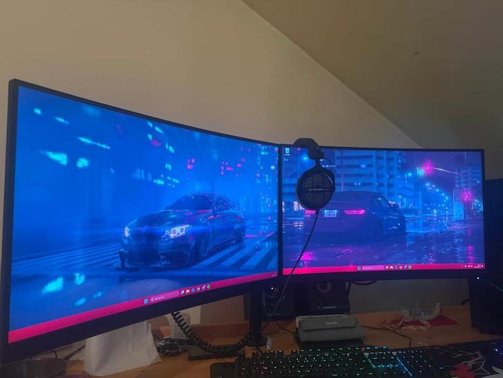 Setup complet gaming – Tout en excellent état – 1200 €, Computers en Software, Desktop Pc's, Gebruikt, 3 tot 4 Ghz, SSD, 32 GB