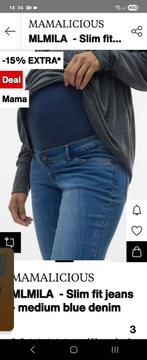 Blauwe zwangerschap broek maat xl, Kleding | Dames, Zwangerschapskleding, Ophalen, Zo goed als nieuw, Maat 46/48 (XL) of groter